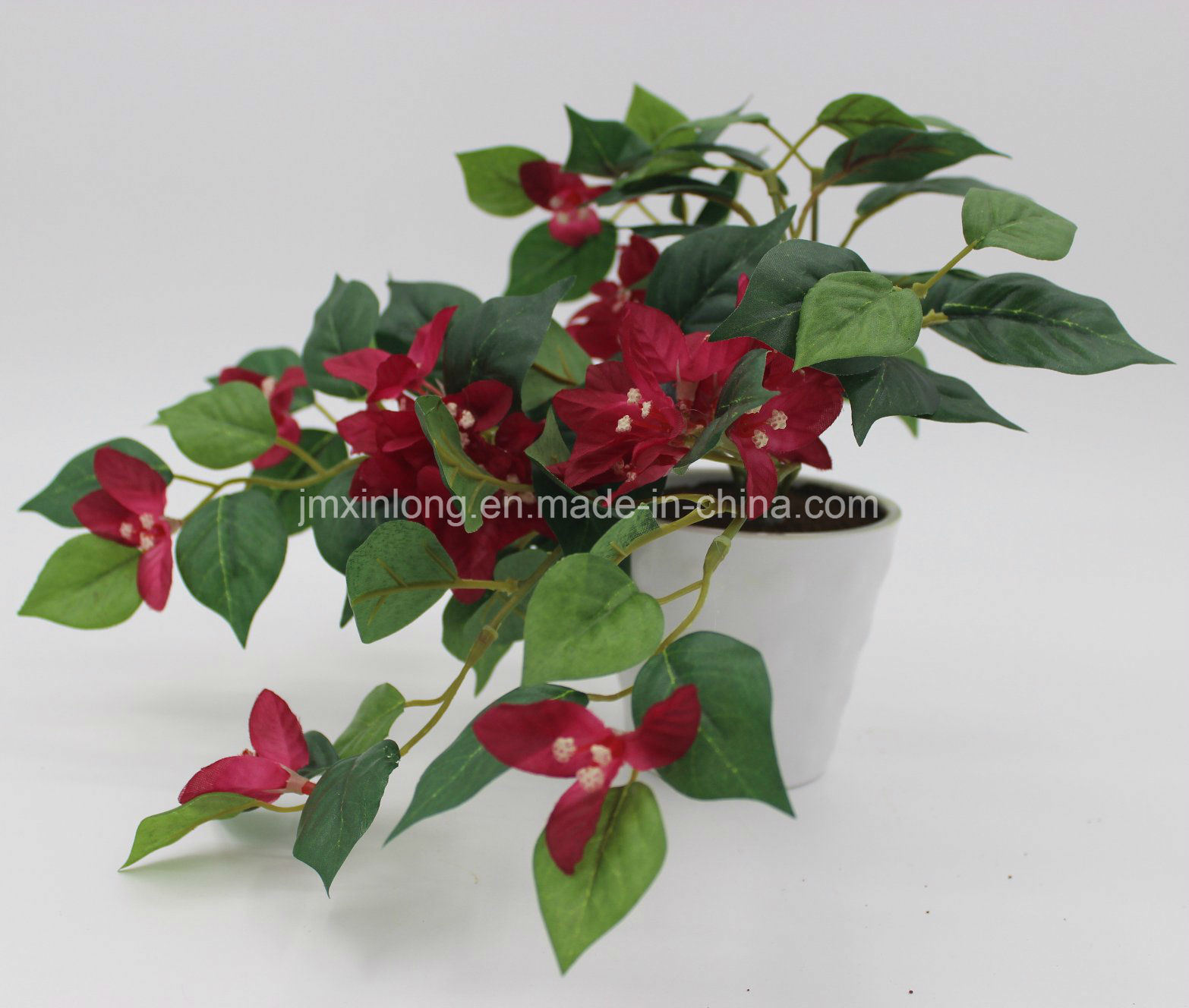 Artificial Flower Mini Bougainvillea Bonsai for House Decoration