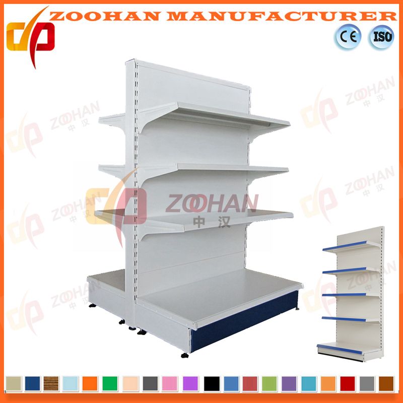 Luxury Customized Metal Flat Supermarket Shelving (Zhs493)