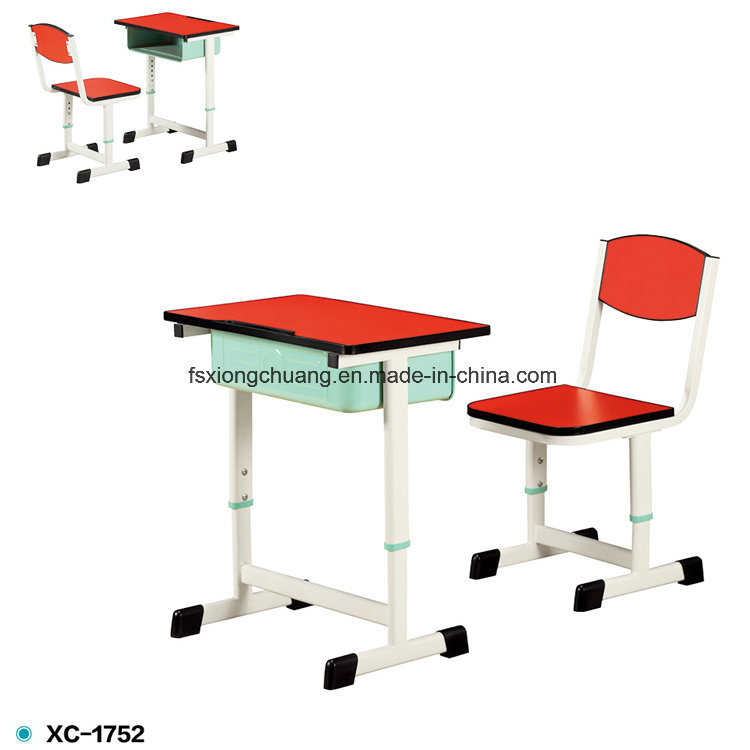 Hot Sale Modern Steel Wood School Students Desk and Chair