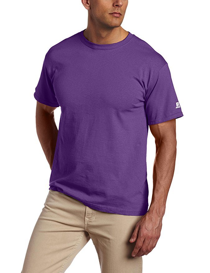 Round Neck Short Sleeve Men T Shirts with Sleeve Logo