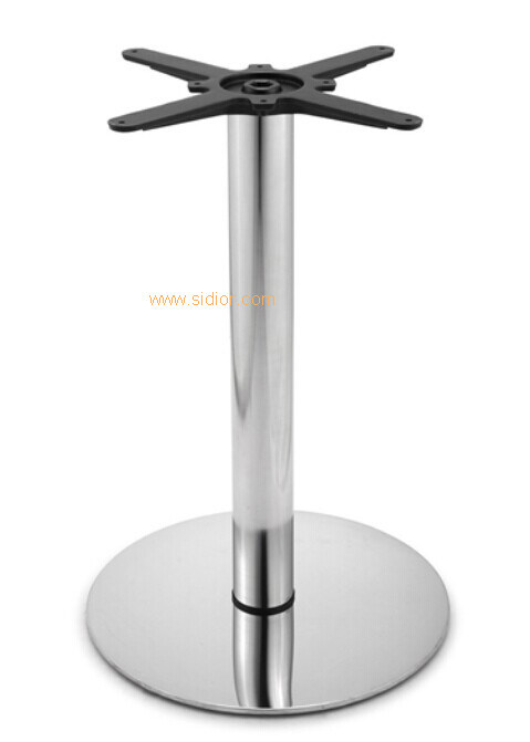 (SC-730) Modern Restaurant Cafe Furniture Round Stainless Steel Table Leg