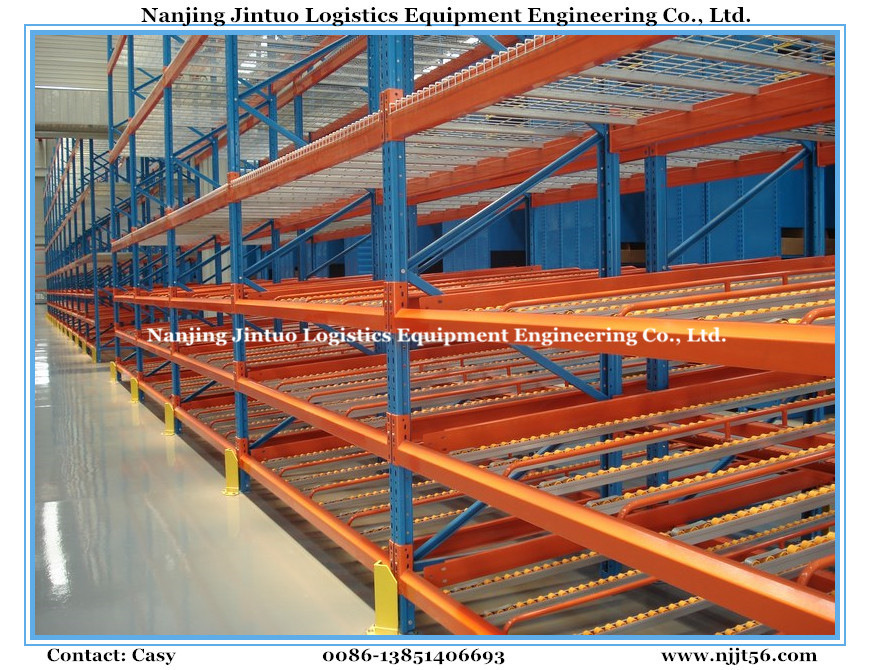 Trays Carton Storage Flow Through Rack for Cartons