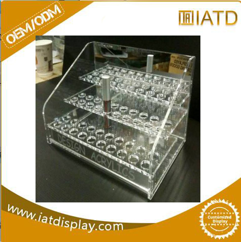 Pop up Custom Acrylic Compartment Storage Book Display Shelf