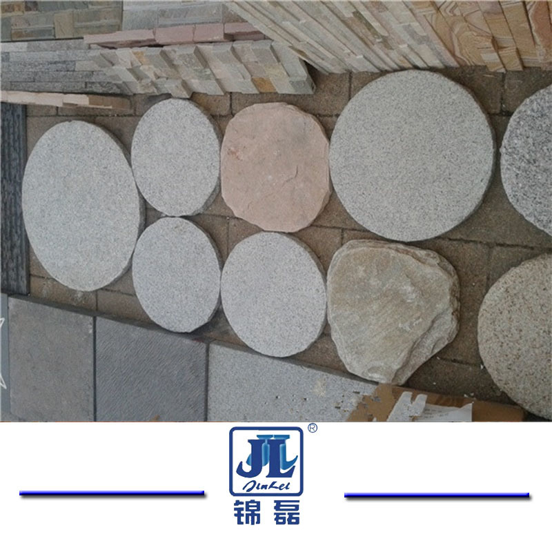 Cheap G603 Natural Granite Round Paving/Paver Stones for Landscaping