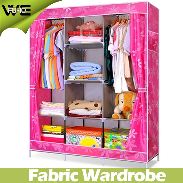 Bedroom Furniture Cheap Folding Fabric Closet Bedroom Wardrobe