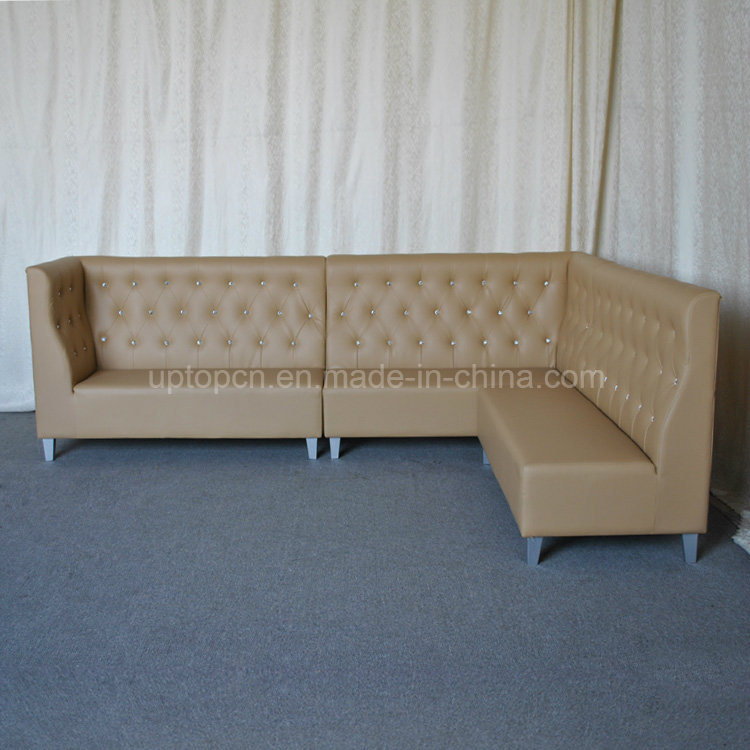 Modern L Shape Restaurant Corner Booths Corner Sofa (SP-KS293)