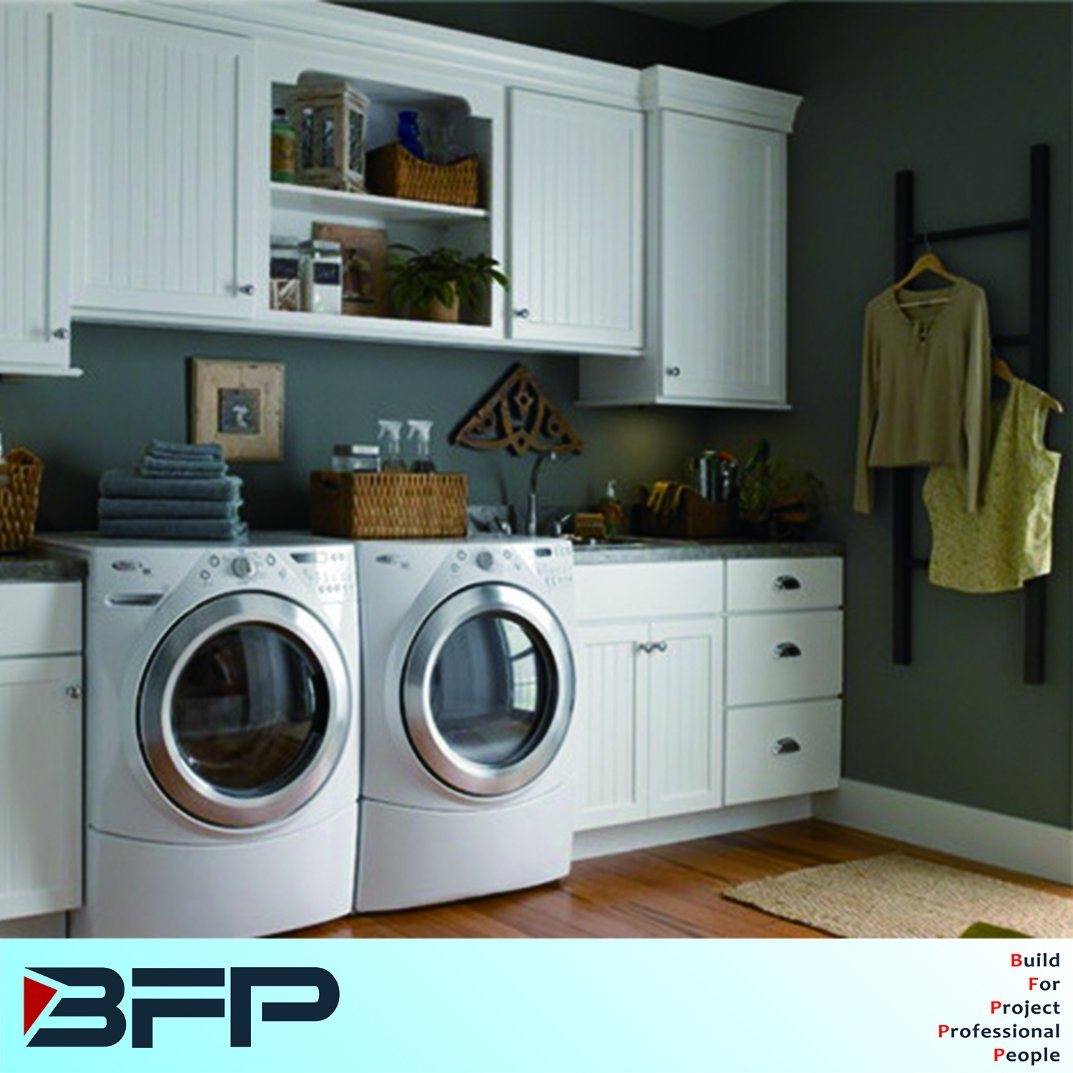 MDF Carcase and PVC Door for Laundry Cabinet