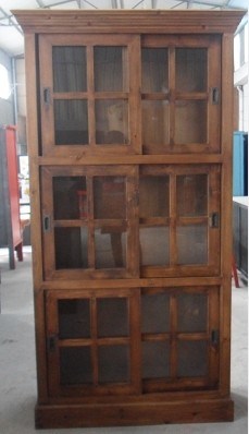 Chinese Glass Cabinet Slide Door (LWA536)