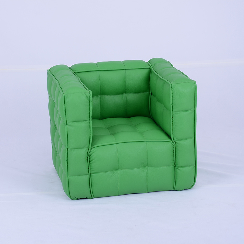 2016 New Design Single PU Leather Kids Sofa