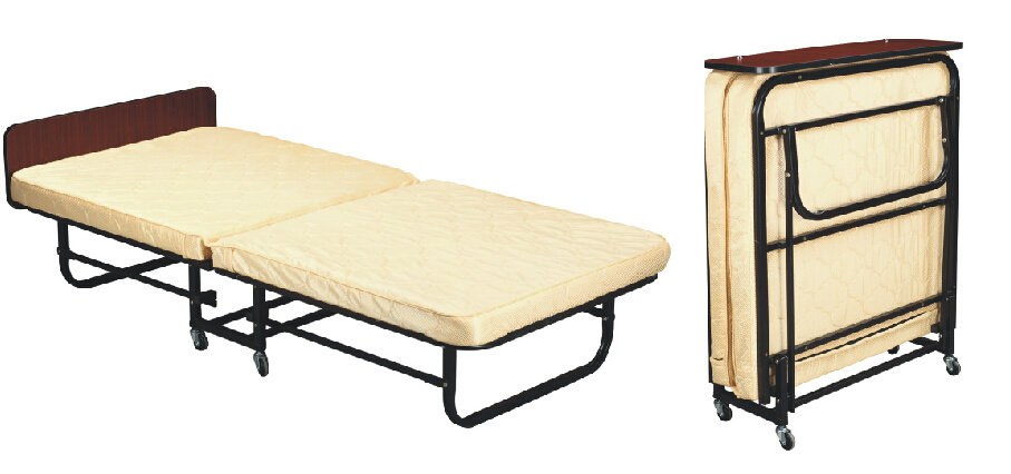 Foldable Add Bed with Wheels for Hotel (KW-C58A)