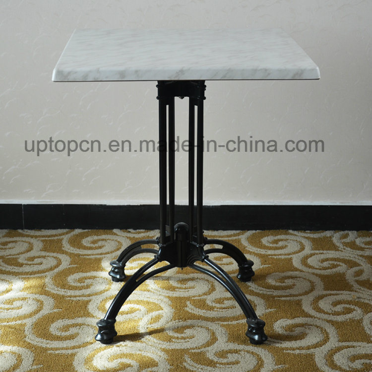 Restaurant Furniture Square ISO Top Dining Table with Cast Iron Base (SP-RT472)