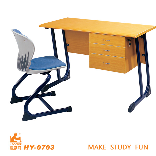 Modern Wood Teacher Desk and Chair