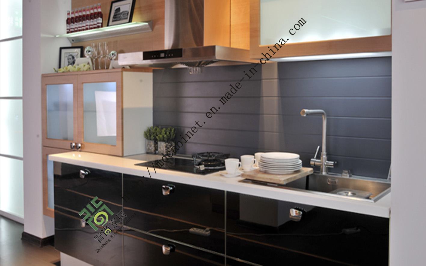 2015 New High Quality Modern Acrylic Kitchen Cabinet (zs-232)