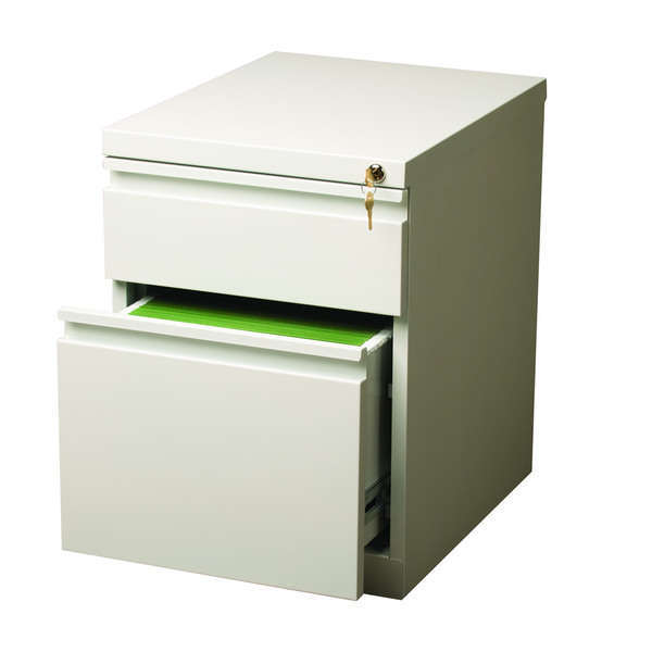 Metal Two Drawer Filing Cabinet