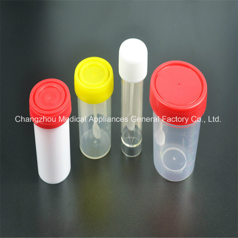 Disposable Medical Stool Urine Collection Cup with Spoon