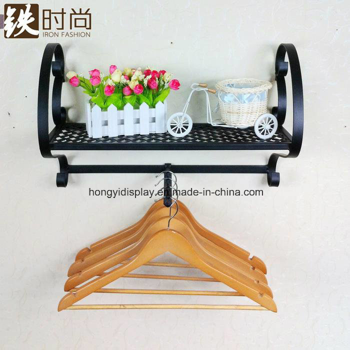 Metal Display Shelf with Black Color