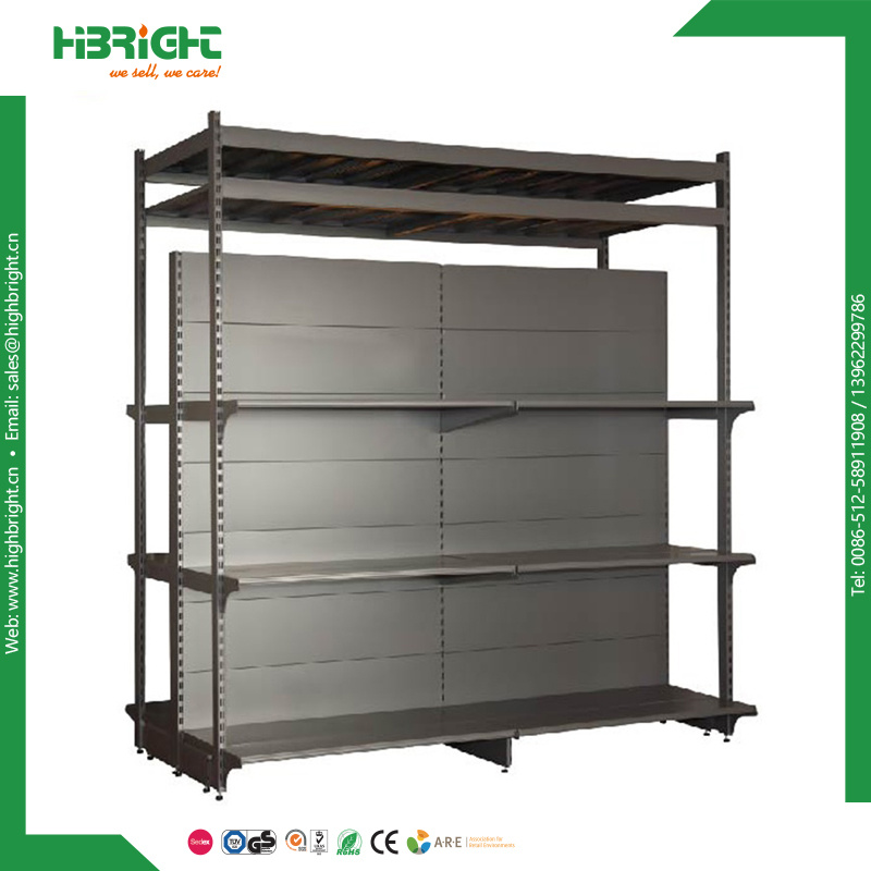 Supermarket Shelving Gondola Rack Heavy Duty Design