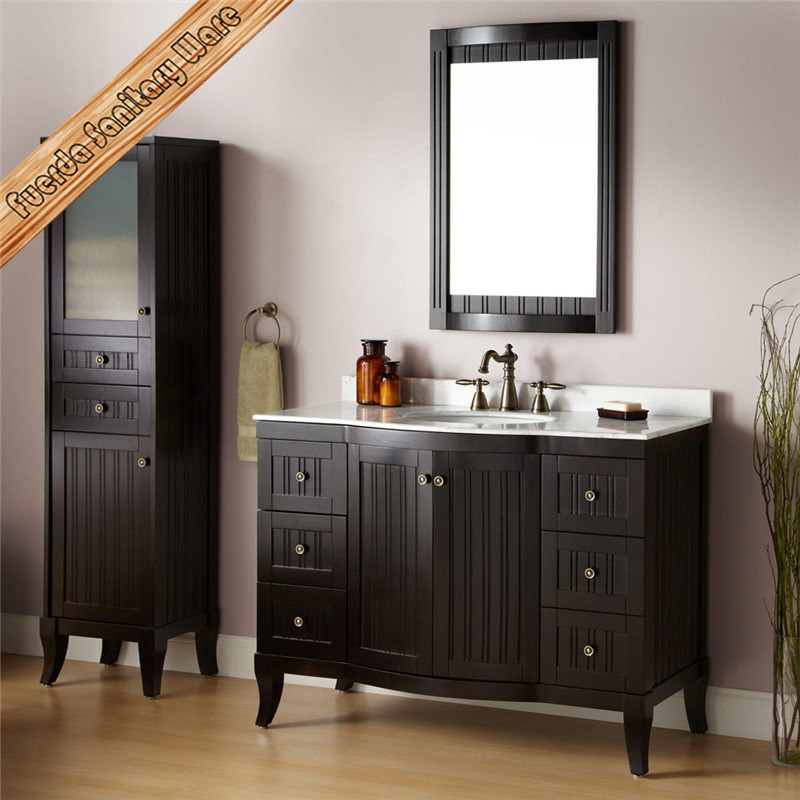 Fed-1820A Wholesale 48 Inch Espresso Modern Bathroom Cabinets