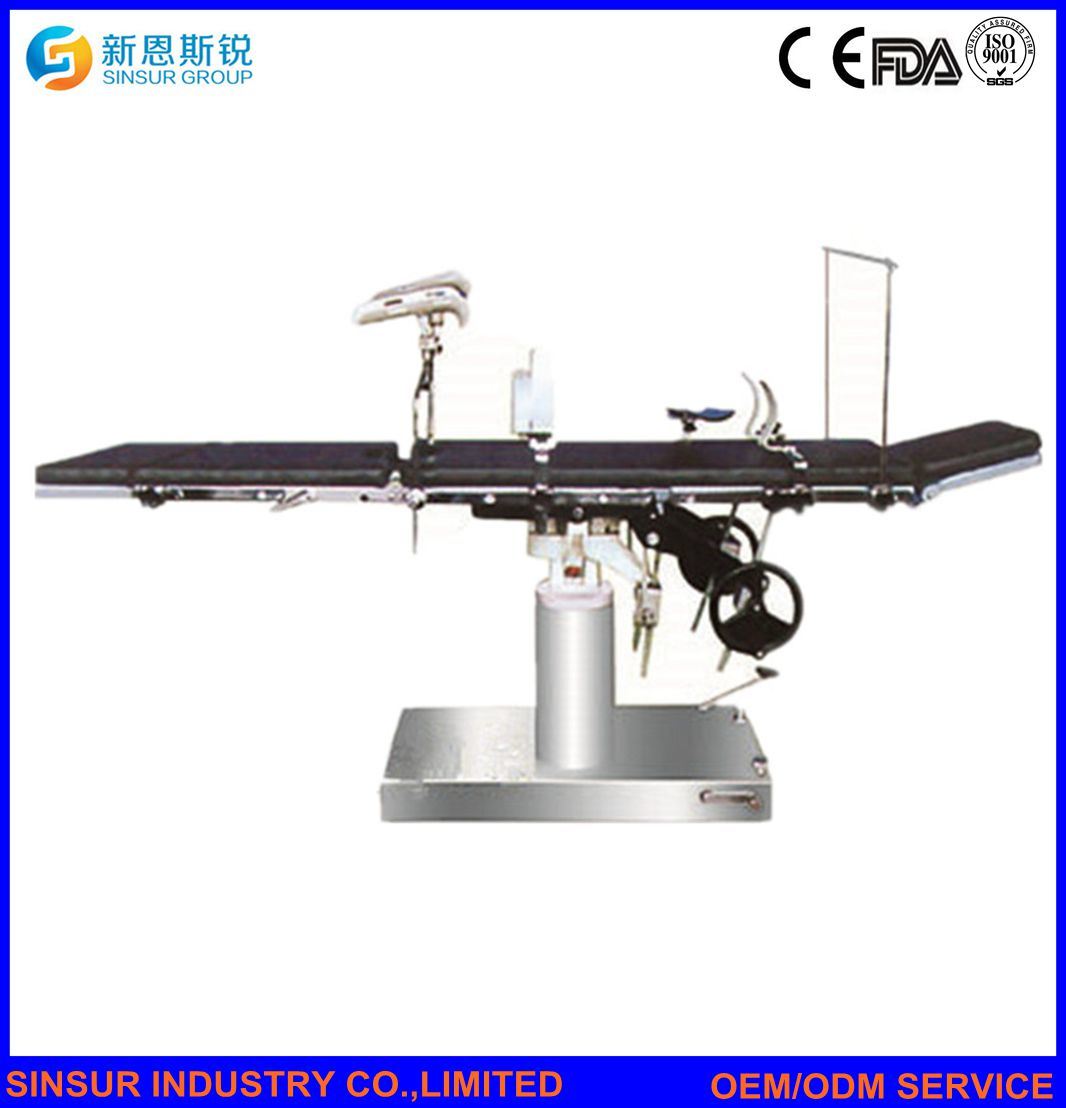 ISO/CE Approved Surgical Equipment Hospital Use Manual Operating Room Tables