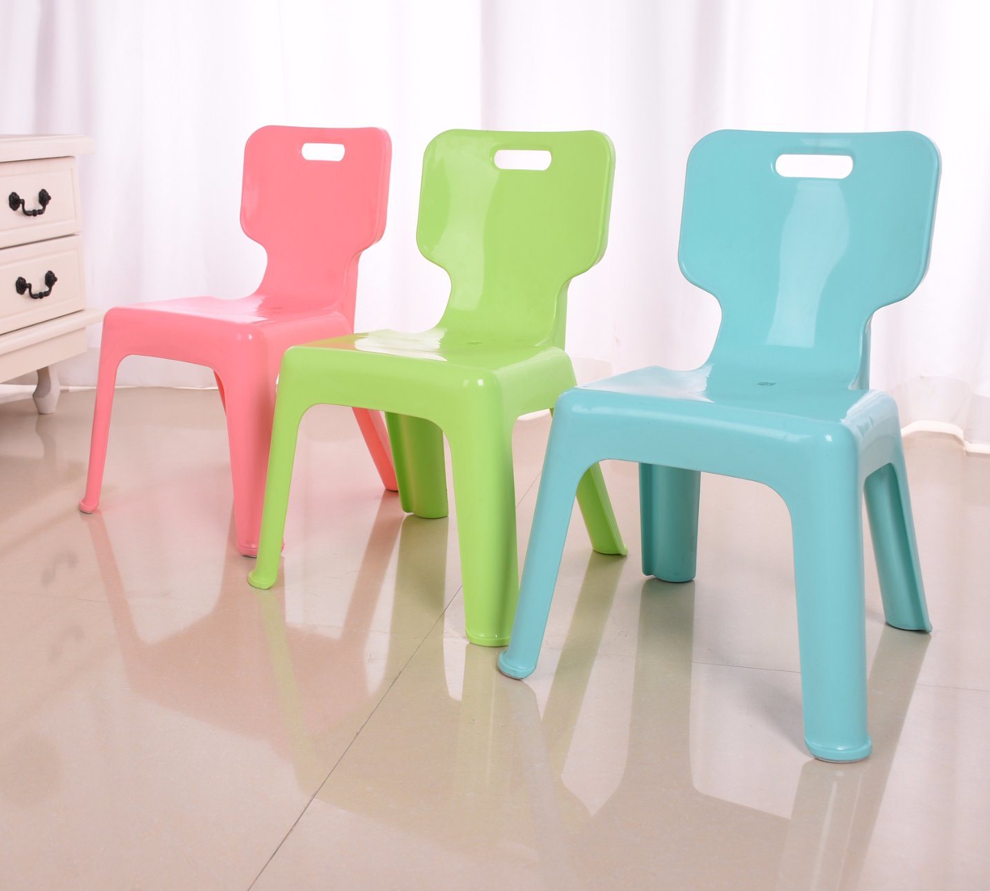 Sample Design Colorful Durable Hot Sell New PP Plastic Chair for Student