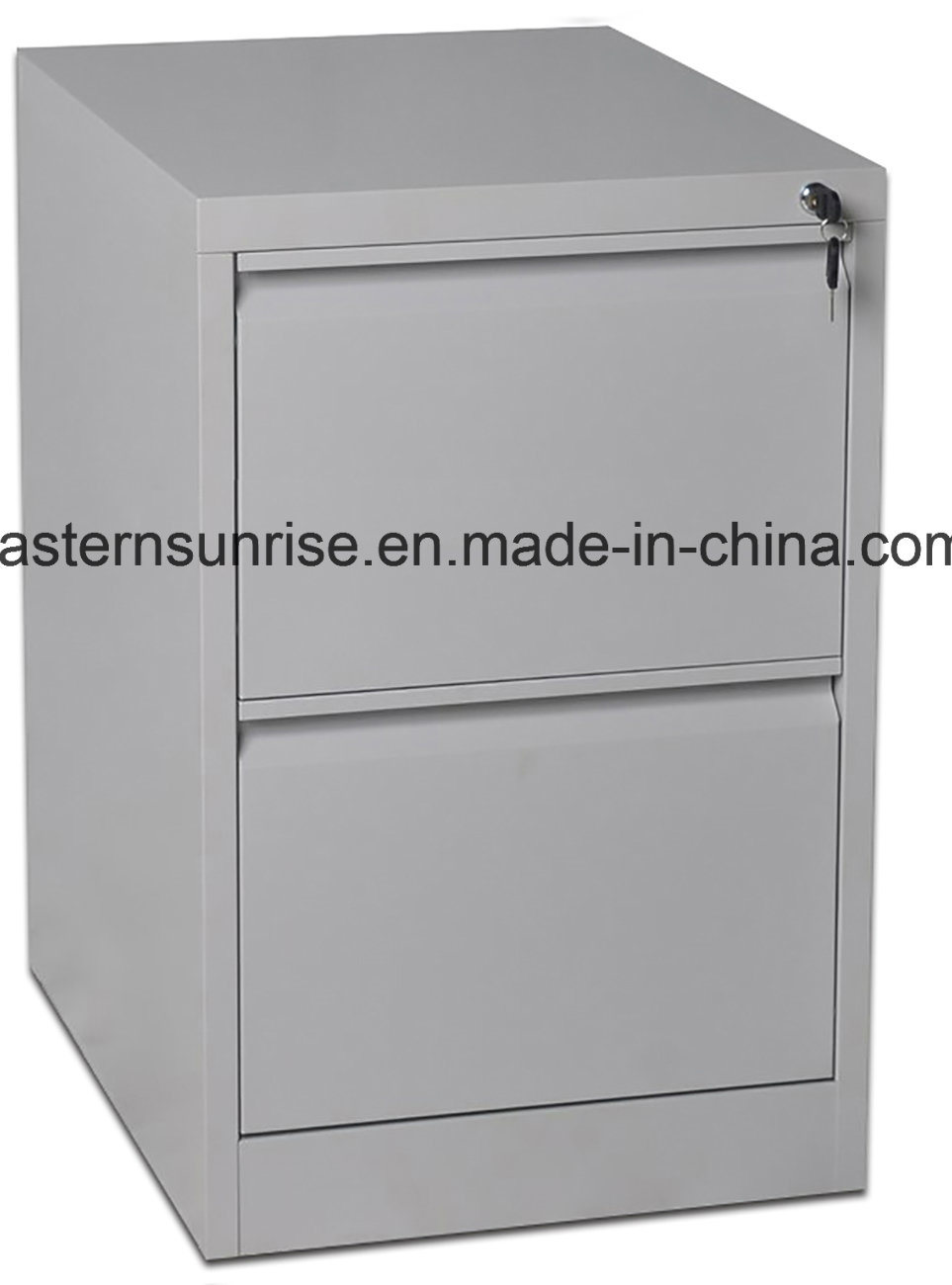 Two Drawer Metal Vertical Filing Cabinet