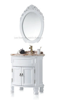 Solid Wood Bathroom Furniture Cabinet Sw-63020