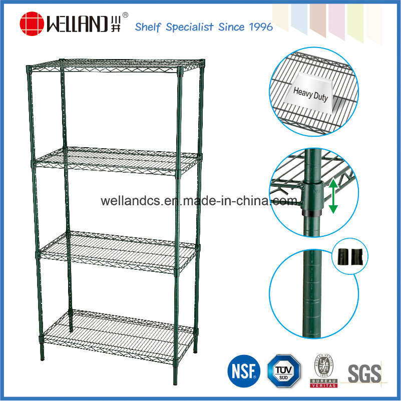 Free Standing Light Duty Metal Epoxy Storage Shelf System