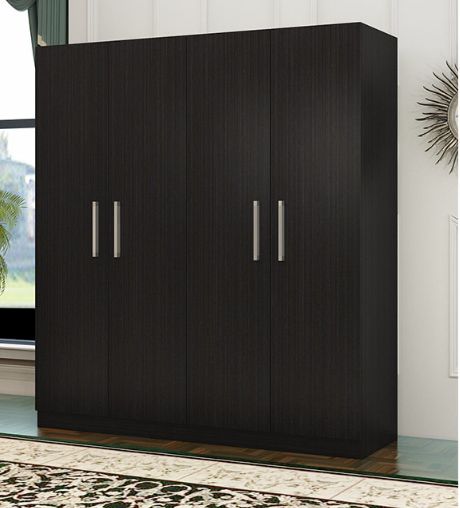 Bedroom Furniture Customized Wooden 4 Door Wardrobe