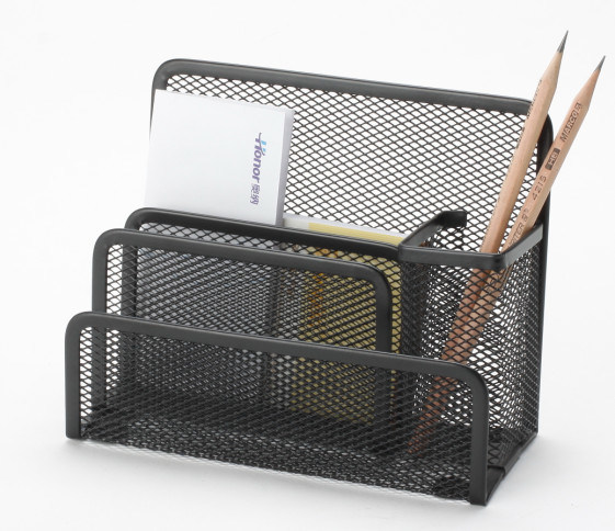 Desk Stationery/ Metal Mesh Stationery Letter Shelf/ Office Desk Accessories