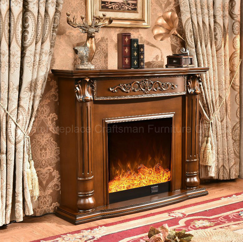 European MDF Heater Electric Fireplace Hotel Furniture (339)