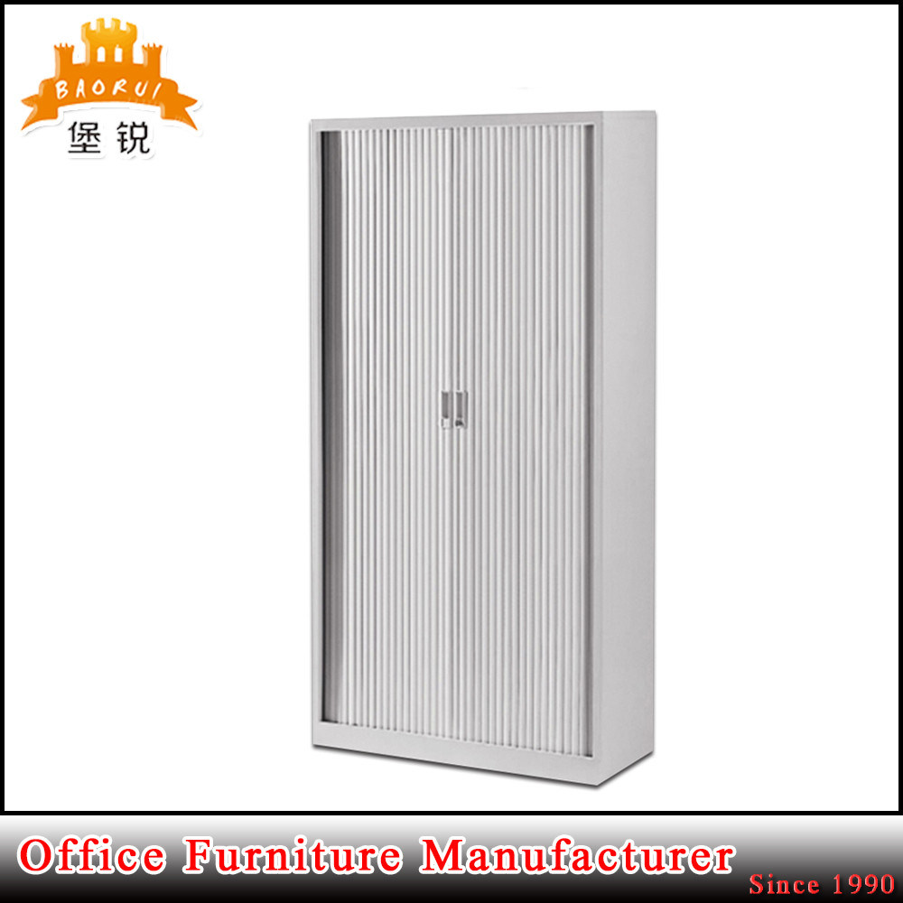 Office Metal Tambour Door File Cabinet with 4 Shelves