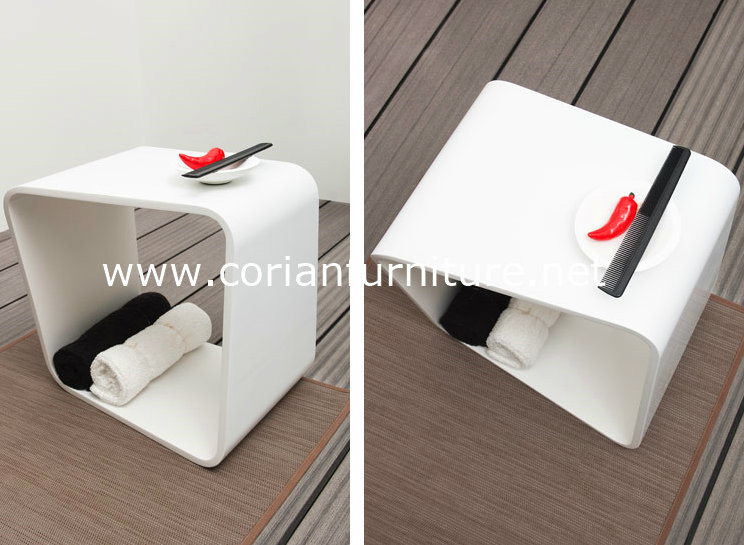 Bathroom Corian Furniture Custom Sized Shower Seat