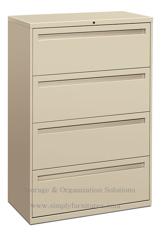 4 Drawer Lateral Filing Cabinets Metal