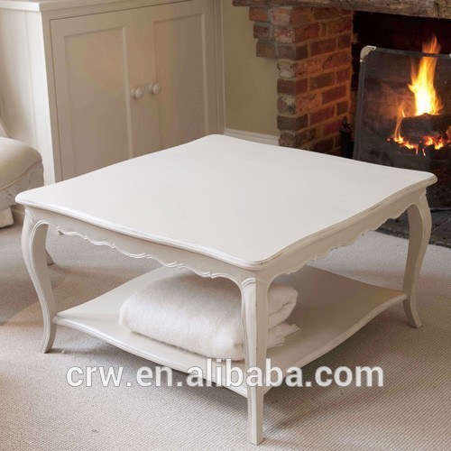 Wh-4024 Elegant French Style Square Coffee Table