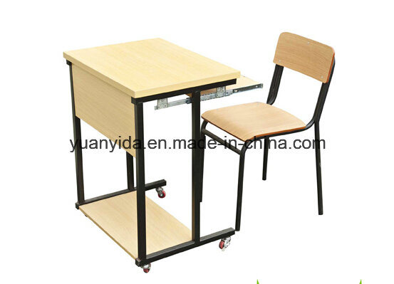 Moveable Single Student Desk for Computer Desk