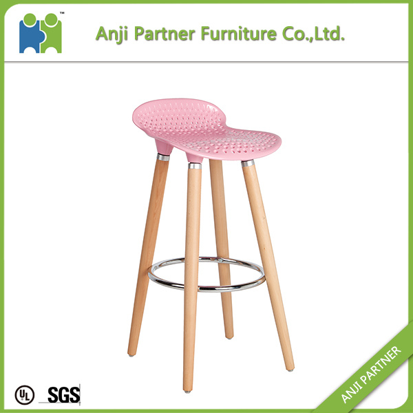 Modern Custom Colors Design Fixed Height Plastic Bar Stool Chair (Barry)