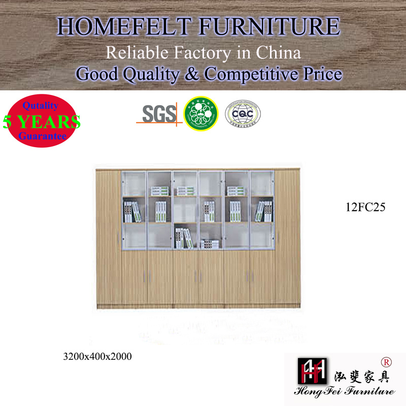 Office Furniture MFC Board Wooden Bookcase File Cabinet