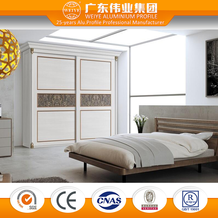 Home Furniture of Aluminium Alloy Furniture Bedroom Wardrobe