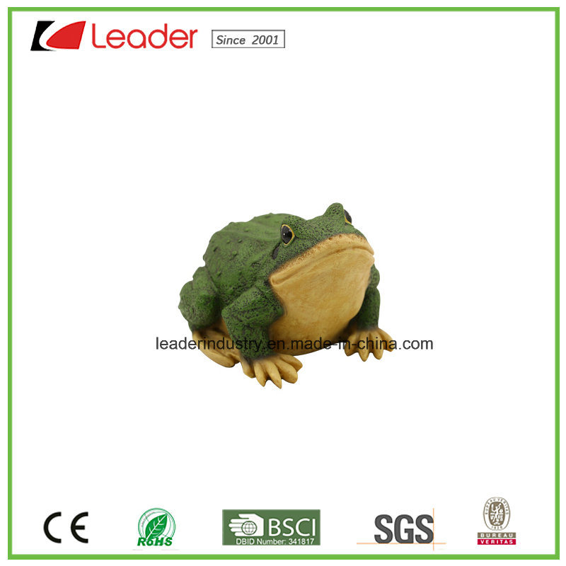 Popular Frog Polyresin Figurine for Home and Garden Decorative