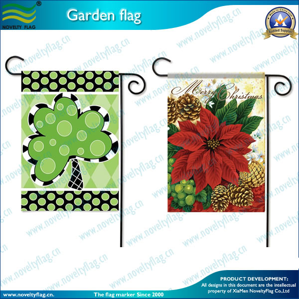 Custom Made Garden Flags for Festival Decoration (NF06F11009)