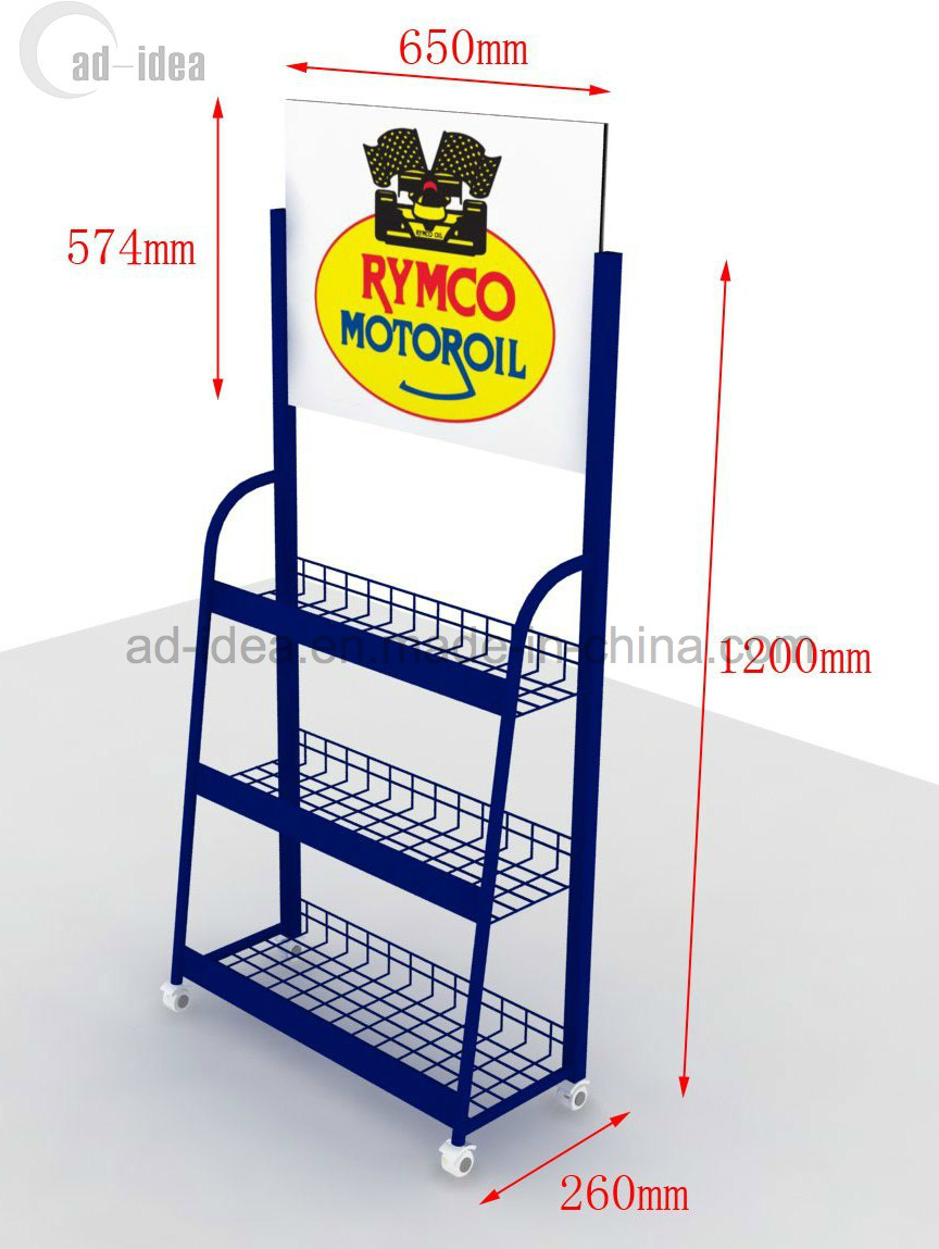 Lubricating Oil Display Rack/ Display for Oil (MDR-616)