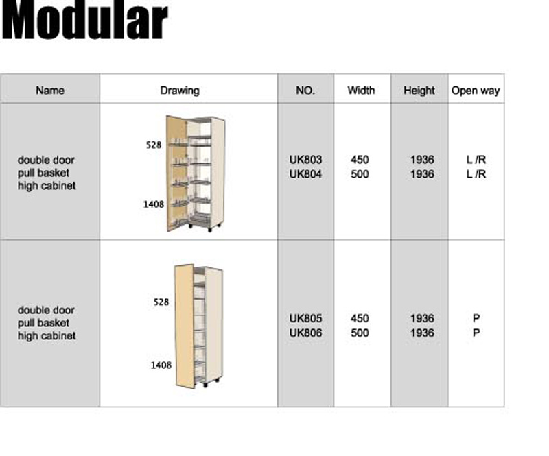 UK Style Modular Kitchen Cabinet (High Cabinet-03)