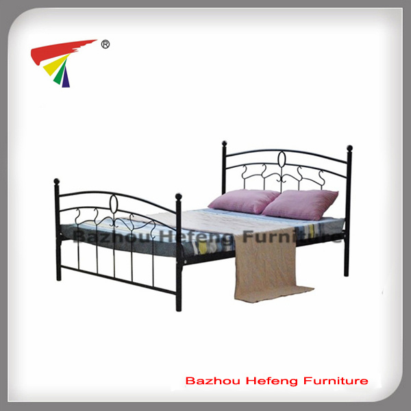 Metal Queen Size Bed Double Bed (HF038)