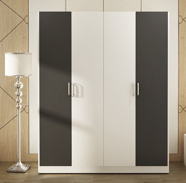 Modern Customized Wardrobe with 4 Doors