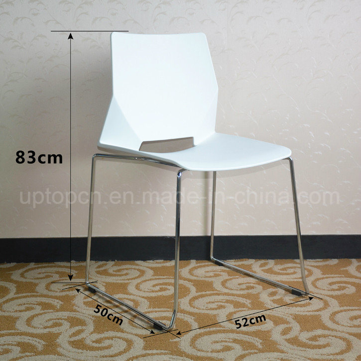 Modern Sled Base White Plastic Cafeteria Chair (SP-UC510)