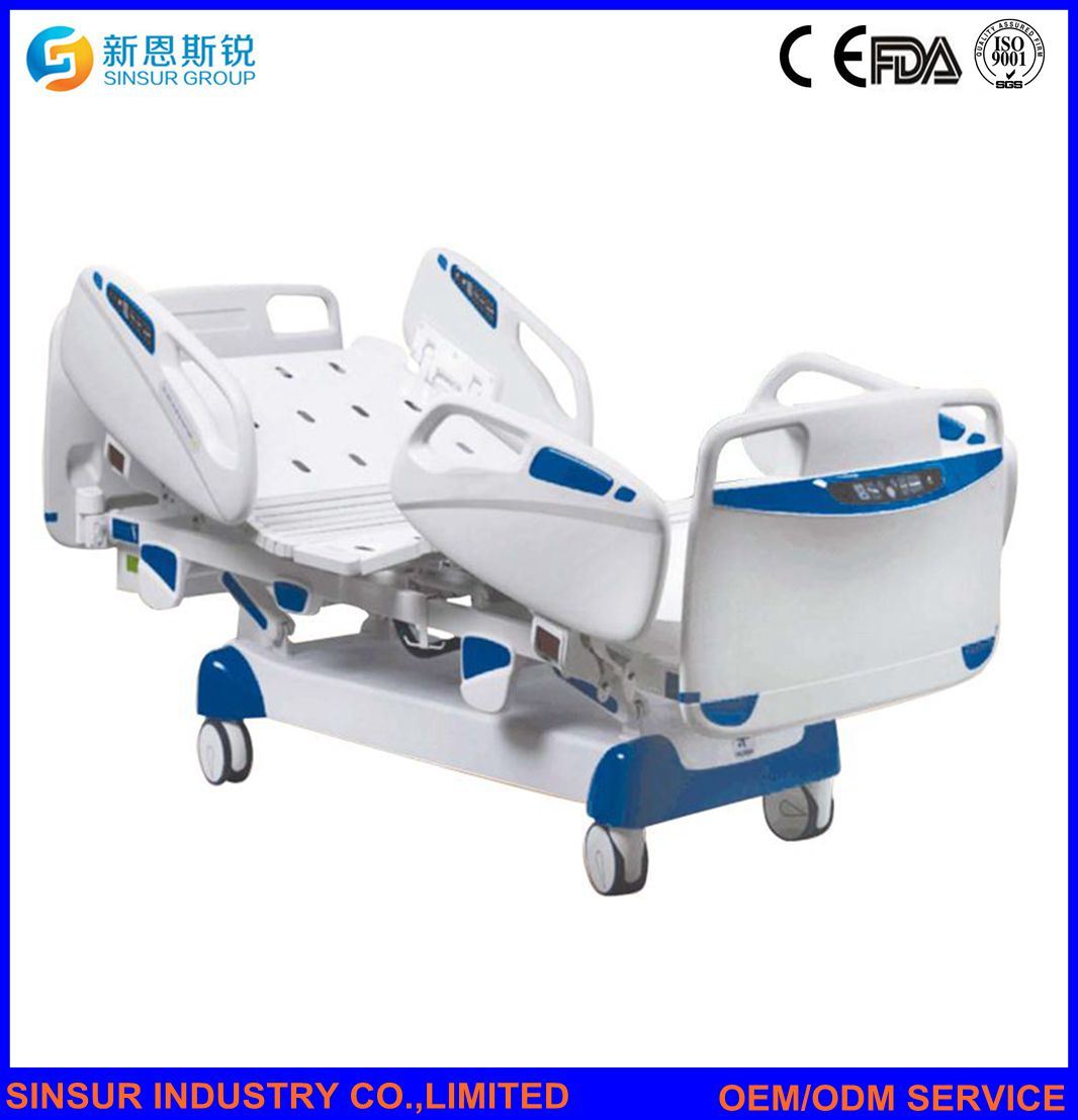 ISO/CE Approved Luxury Electric ICU Nursing Multi-Function Hospital Bed Price