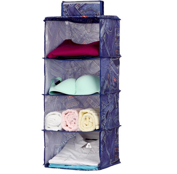 Bedroom Hanging in Wardrobe Organizer for Storage Underware with Drawer