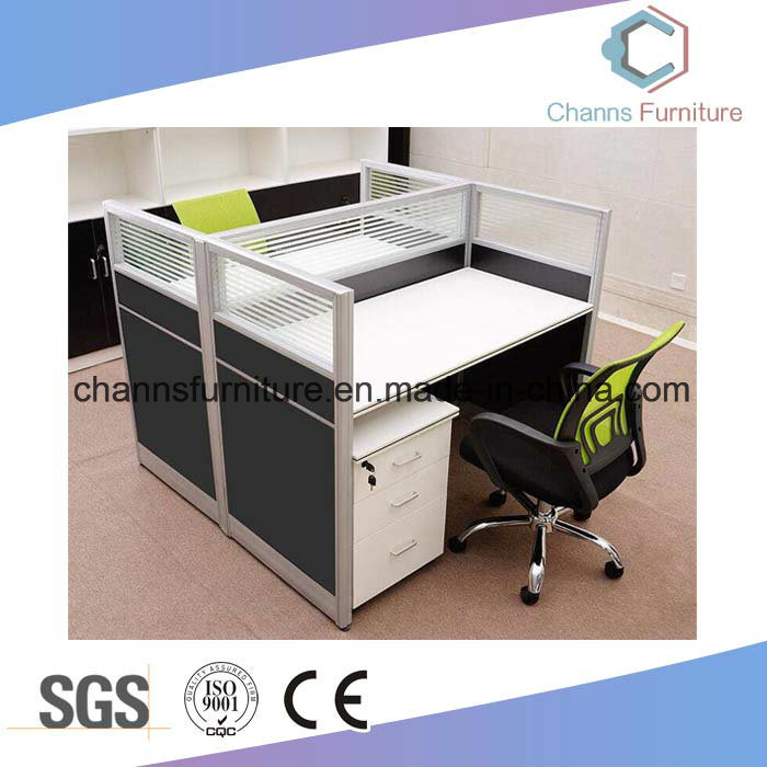 Two Seats Classical Design Office Workstation Wooden Computer Table CAS-W1855