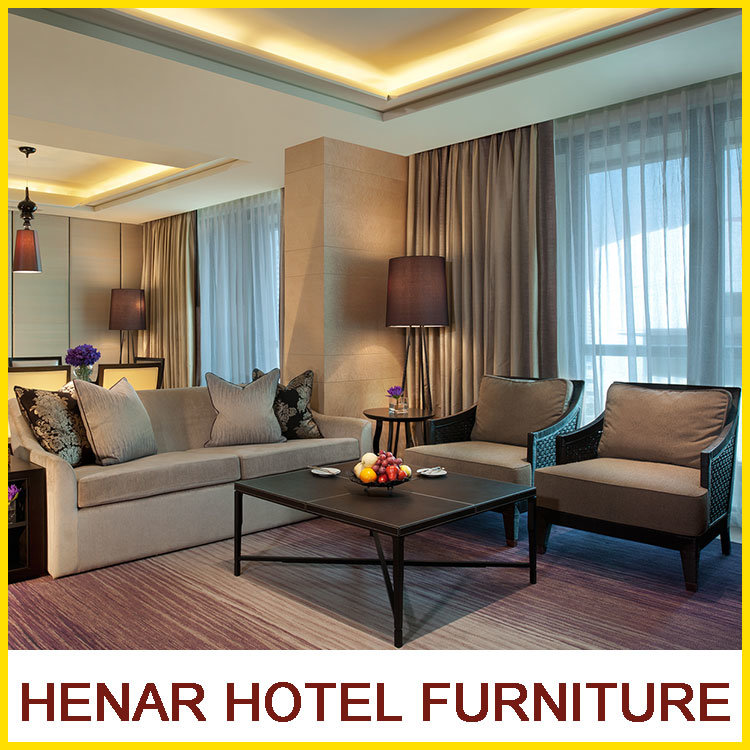 Rustim Teak Wood Grand Hyatt Hotel Bedroom Furniture 5 Star