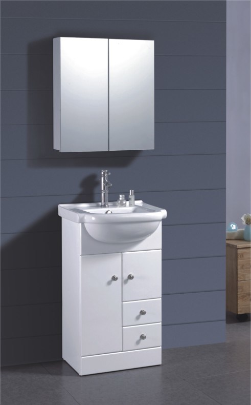 PVC White Painted Bathroom Cabinet (B-1317)